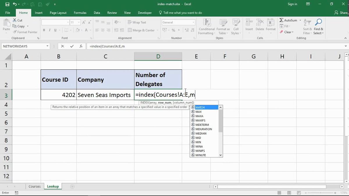 How to use the LOOKUP Function in Excel