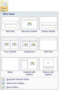 Import slides from another presentation