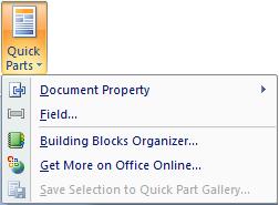 insert_field Insert a field to your documents header