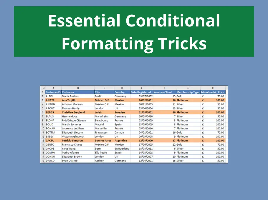 Conditional Formatting tricks thumbnail