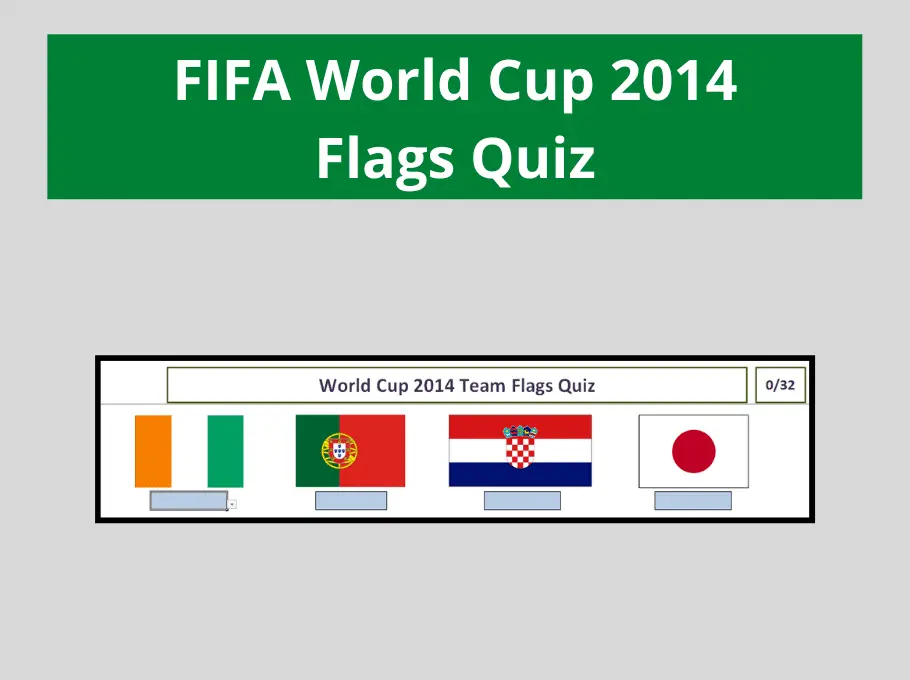 World Cup 2014 Flags Quiz Computergaga