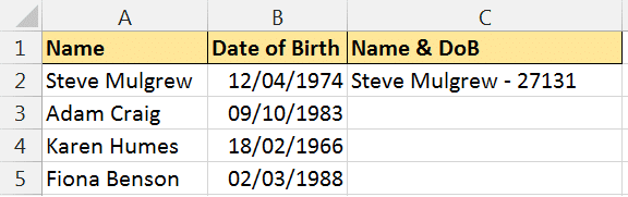 Date loses formatting when concatenated with text