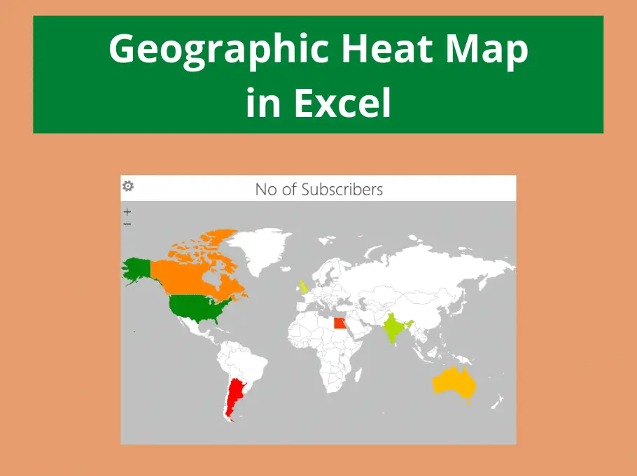 Geographic Heat Map in Excel Free AddIn Computergaga