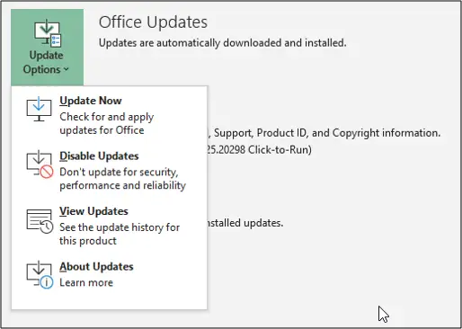 Running the Office 365 Updates