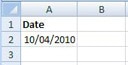 Extract elements of a date with the DAY, MONTH and YEAR functions