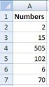 Excel SMALL function to return the second or third smallest value