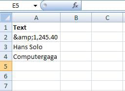REPLACE function in Excel to replace characters in a cell