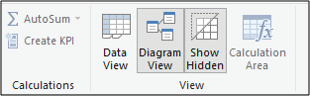 Switching to the Data view