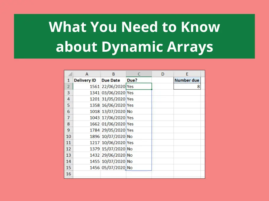 What You Need to Know About Dynamic Array Formulas in Excel