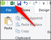 Switch from the Power Pivot window to Excel