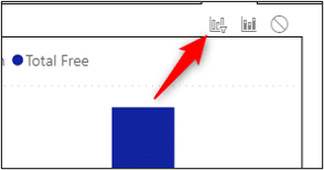 Change the column chart to the filter interaction