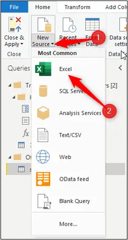 Get data from Excel