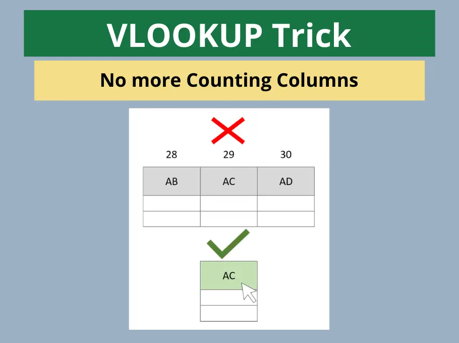 Excel, VLOOKUP trick thumbnail