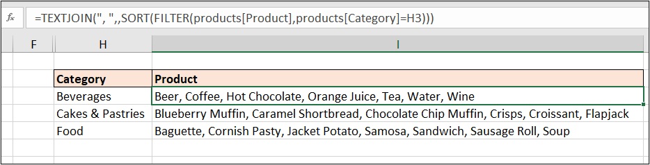 Lookup multiple values and combine in one cell