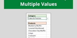 Lookup Multiple Values in Excel