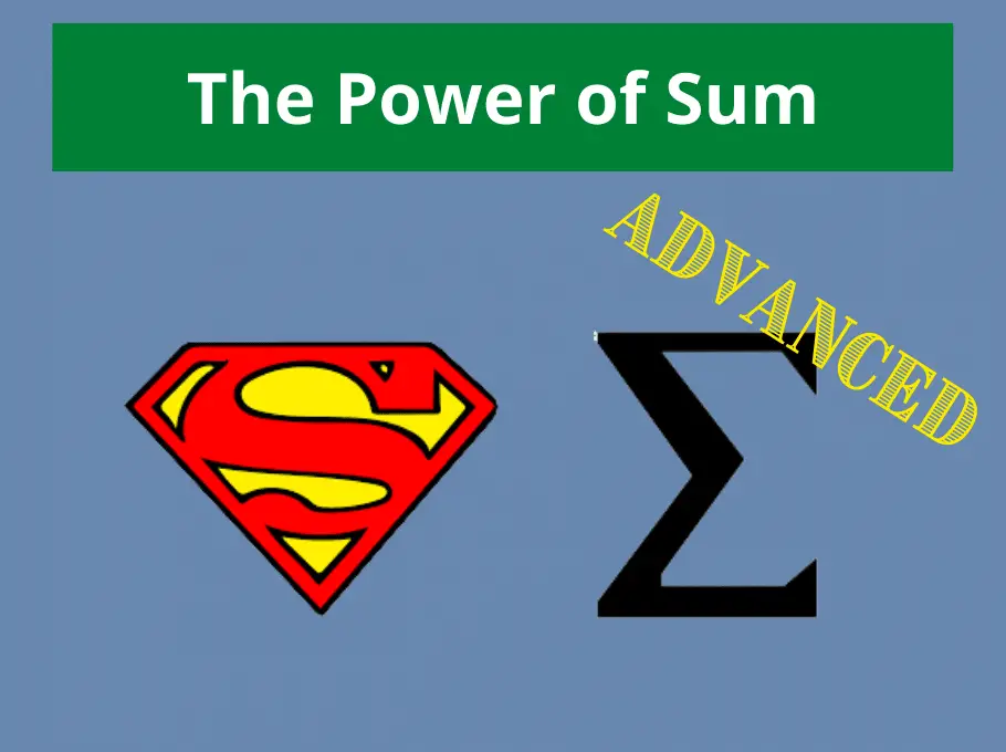 Advanced SUM function in Excel thumbnail