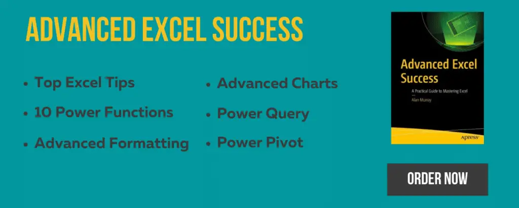 Advanced Excel Success book