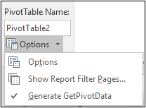 Turn off GETPIVOTDATA