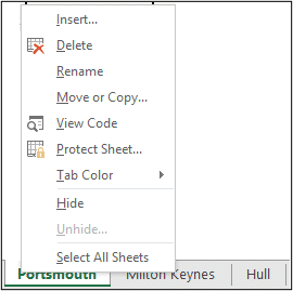 Group all sheets in a workbook