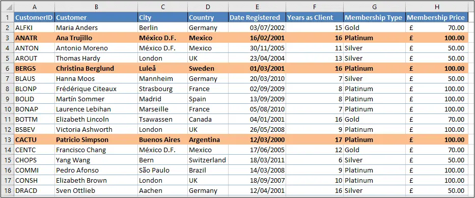 Conditional Formatting trick testing multiple conditions in a rule