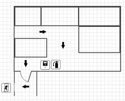 Insert points of interest to the floor plan