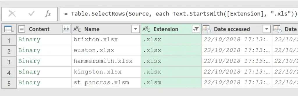 Combine all files into one table