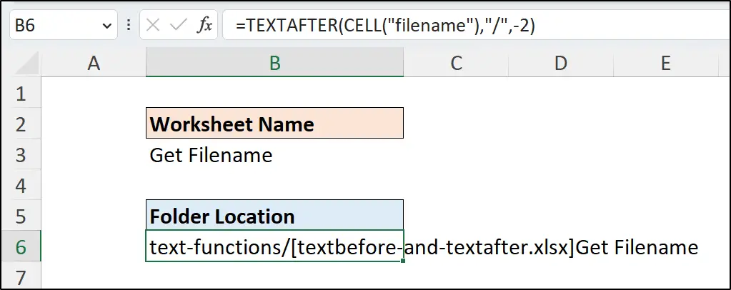 TEXTAFTER function with reverse instance number of delimiter
