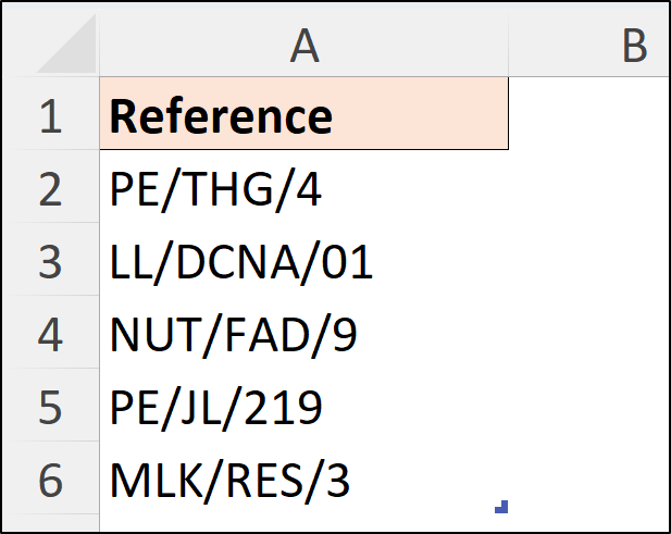 Text to validate